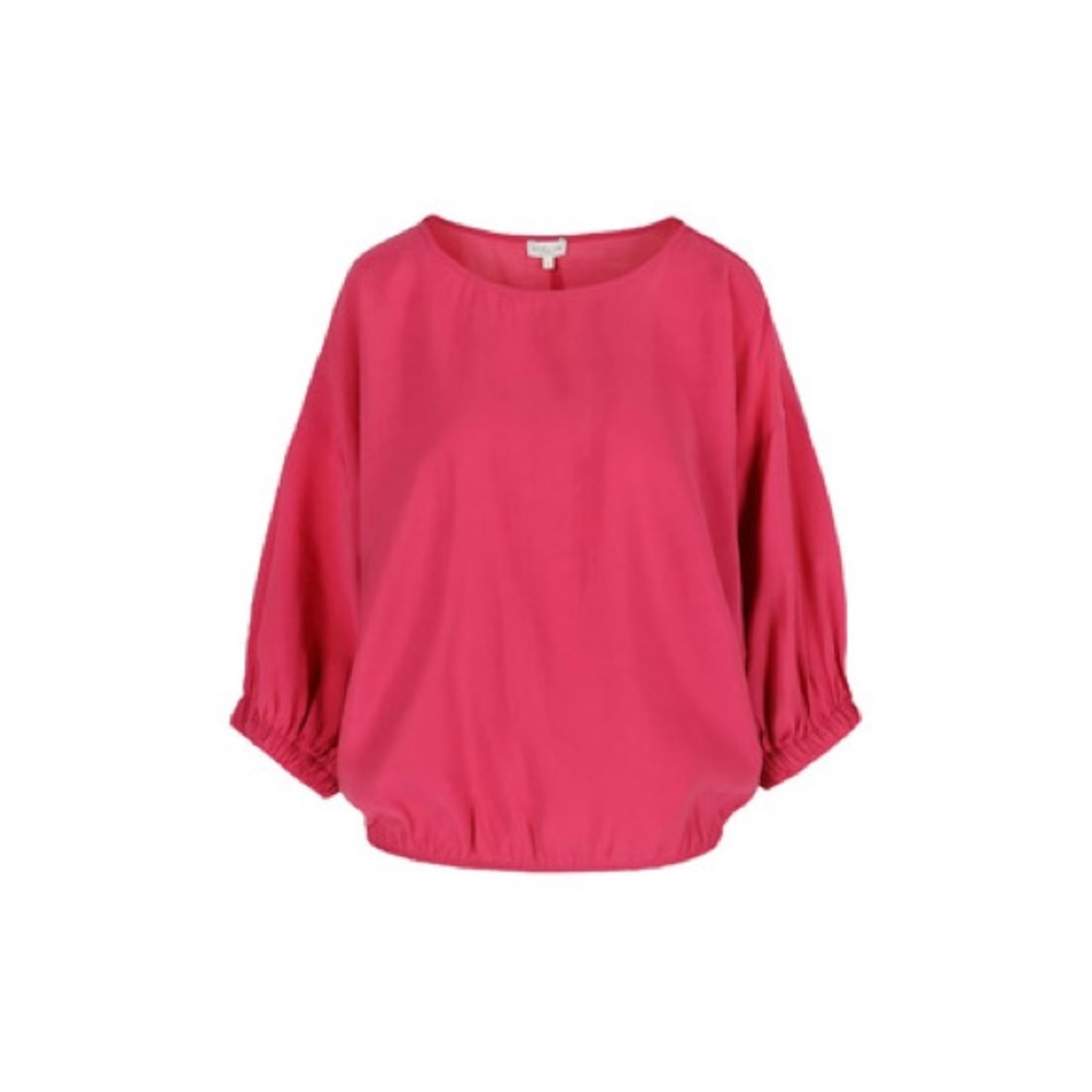 Red Satin Women's Top